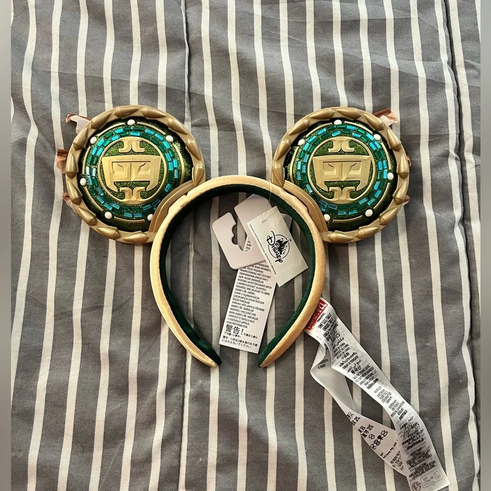 Disney Namor Mouse Ears-Black Panther 2, Wakanda Forever, OS, Green Gold NWT